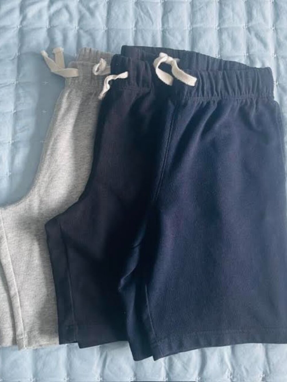 The Children's Place Boys 3-Pack Shorts Size 10/12 | Black, Heather Gray & Navy